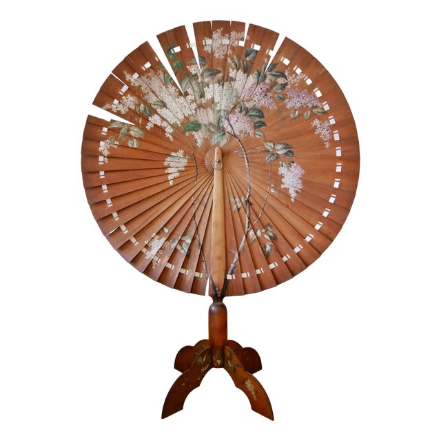 Art Nouveau Folding Screen in Wood, 1890s For Sale