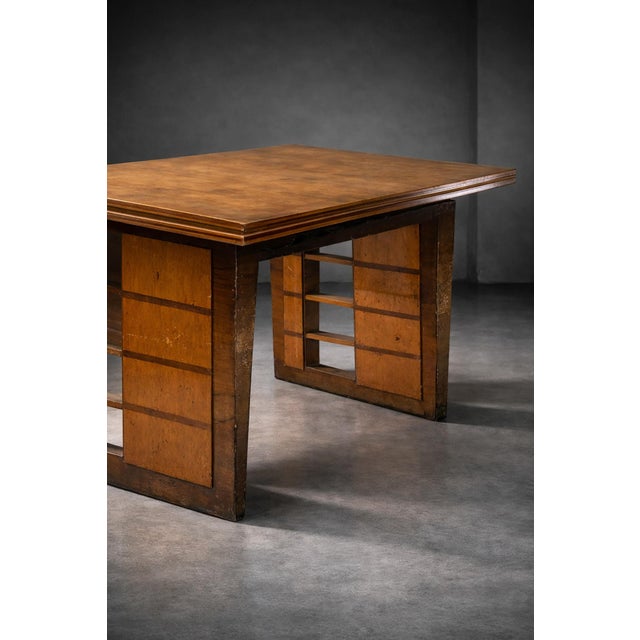 Art Deco Italian Dining Table attributed to Gio Ponti, Padova, 1940s For Sale - Image 10 of 16