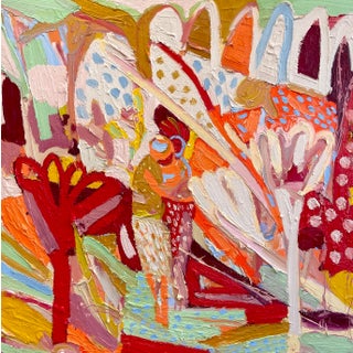 Dancing With Datura. Contemporary Oil Painting by Paul Wadsworth For Sale