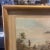 Traditional 1949 Antique German Landscape With Figures Watercolor by Casper Scheuren For Sale - Image 3 of 12