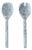 Mera Black & White Resin Serving Spoons - Set of 2 For Sale