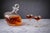 Like a crystal top frozen mid-spin, this sculptural 1990s decanter brings a playful sense of movement to the bar. The...