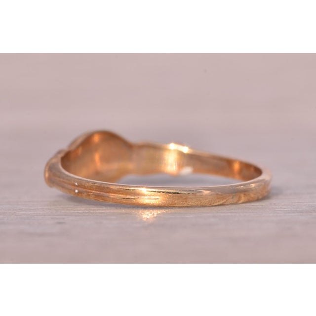 Early 20th Century The Baba: Child's Antique Yellow Gold Signet Ring For Sale - Image 5 of 10