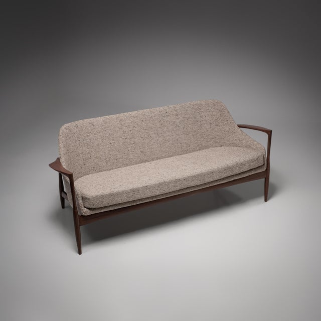 D200 Lounge Chair and D200s Sofa by Ib Kofod-Larsen for Laauser, 1950s, Set of 2 For Sale - Image 16 of 18