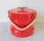 Nautical Vintage Nautical Theme Red Ice Bucket For Sale - Image 3 of 12