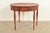 Baker Furniture Style Antique Federal Flame Mahogany Flip Top Demilune Console Game Table, Circa 1920s For Sale - Image 9 of 14
