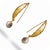 Baroque Chunky Gold Hook Baroque Pearl Drop Earrings, A Pair For Sale - Image 3 of 8