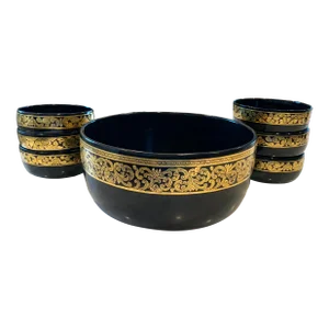 Mid Century Salad Bowl Set