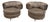 MCM Barrel Back Lounge Chairs Newly Reupholstered – Pair For Sale
