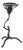 Brunel Twig Design Wrought Iron Candleholder, 8" For Sale