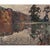 Post Impressionist Framed Oil Painting on Canvas by Jean Stevan (1896-1962) 'The Pond in Autumn' For Sale - Image 3 of 15