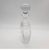 Beautiful ribbed clear crystal decanter with round topper in the shape of a shell. A perfect addition to your bar .