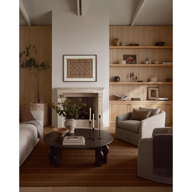 Amber Lewis x Loloi Harlan Mauve / Rose 18" x 18" Sample For Sale In Dallas - Image 6 of 6