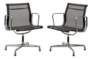 EA 103 Aluminum Office Chairs by Charles and Ray Eames for Vitra, 2005, Set of 2