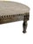 Cabin Vintage French Louis XVI Style Petite Needlepoint Footstool With Carved Legs For Sale - Image 3 of 11