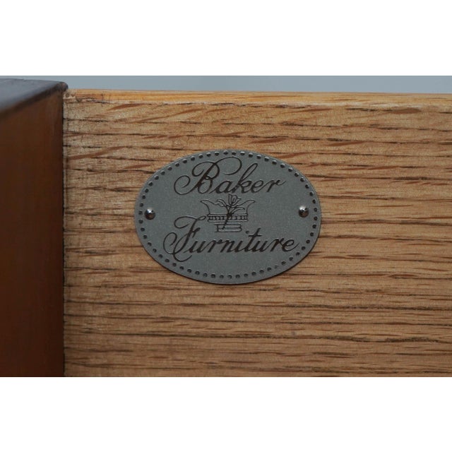 Baker Mahogany 1 Drawer Library End Table For Sale - Image 17 of 18