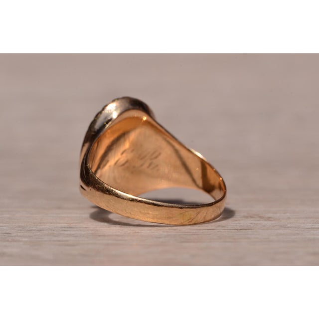 The Benson: Antique Carnelian Ring in Yellow Gold For Sale In Philadelphia - Image 6 of 11