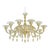 Venetian Gold Chandelier with Big Leaves by Simoeng For Sale - Image 7 of 10