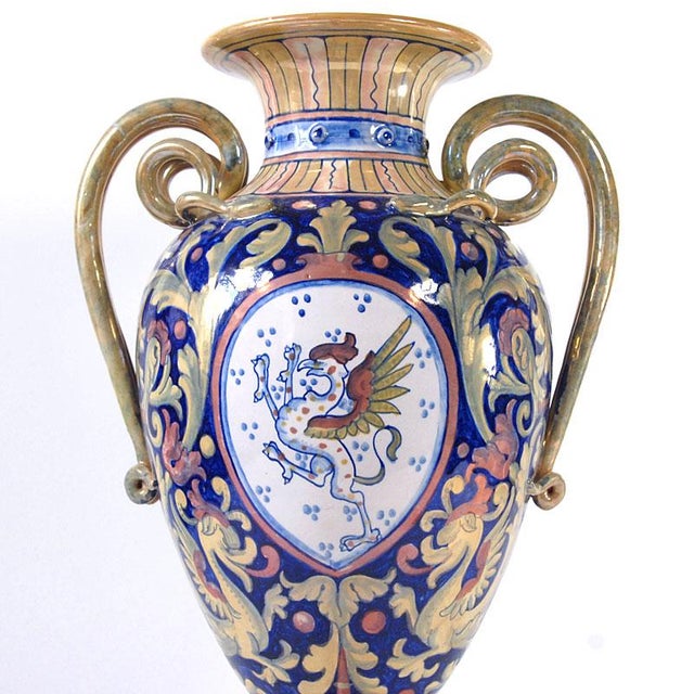 1930s Italian Lustre Glaze Vase by Alberto Rubboli, 1930s For Sale - Image 5 of 11