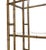 Mid-Century Modern Faux Bamboo Arch Shape Glass Shelves Etagere For Sale - Image 6 of 8