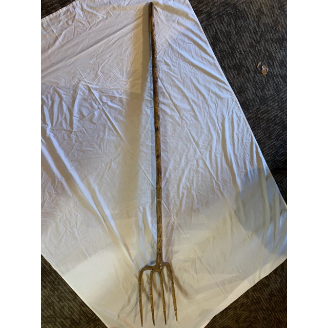 Wood 1930s French Pitchfork Created From Espalier For Sale - Image 7 of 7