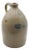 N. Clark Jr. 2 Gallon Blue Stoneware Jug W. Handle For Sale