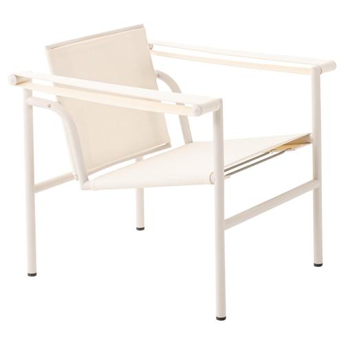 White LC1 Chair by Le Corbusier, Pierre Jeanneret and Charlotte Perriand for Cassina For Sale - Image 10 of 10