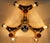 Space Age Sputnik Gemini Ceiling Light in Gold-Colored Plastic from Cosack Leuchten, 1970s For Sale - Image 14 of 18