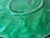 Mid 20th Century Bright Green Mid-Century Leaf Tray From England For Sale - Image 10 of 13