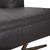 Monroe Leather Corner Sofa in Grey Anthracite and Wood Brown with Right Chaise Lounge and Manual Function from Koinor For Sale - Image 12 of 18