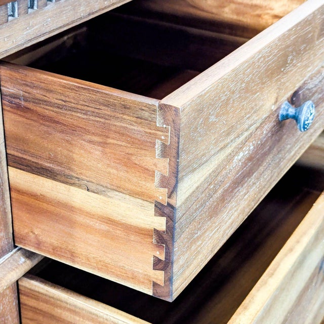 Brown Restoration Hardware Jameson Baby and Child 7-Drawer Wooden Dresser For Sale - Image 8 of 11