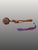 China, 19th century. Wooden ruyi scepter in the shape of a lingzhi. Very good condition (see photos). Dimensions: 32 x 8 x...