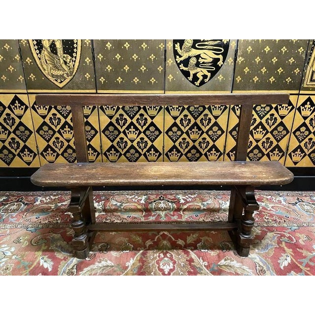 Small Louis XIII Children's Church Bench For Sale - Image 6 of 6