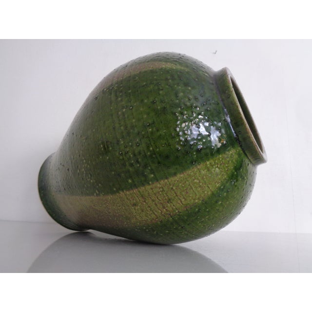 Large Glazed Studio Ceramic Vase, Italy, 1960s For Sale - Image 11 of 18