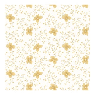 Leah O'Connell Textiles Harper in Ochre, 4.5 Yards For Sale