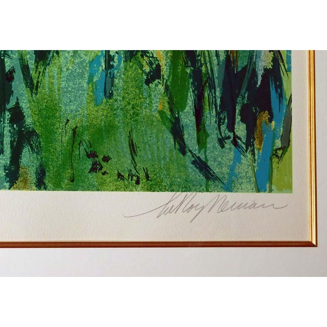 LeRoy Neiman Prowling Leopard With New Custom Gold Frame Hand Signed Limited Ed. For Sale In Denver - Image 6 of 6