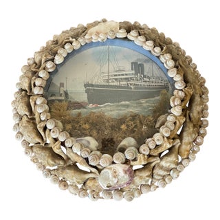 Antique British Coronial Sea Shell S Sailors Valentines For Sale
