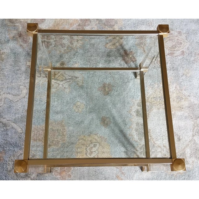 Mid-Century Modern Pair of Mid-Century Signed Pierre Vandel Side Tables For Sale - Image 3 of 7