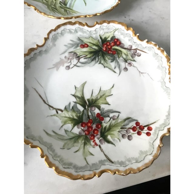Rosenthal Germany Vintage Rosenthal & Co. Monbijou Bavaria Floral Porcelain Plates - Set of Four For Sale - Image 4 of 7