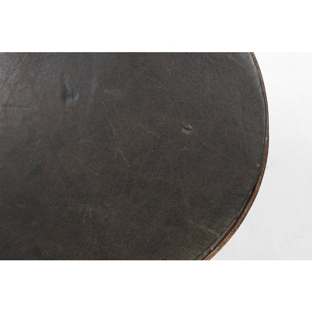 Industrial Black Metal Stool, France, 1920s For Sale - Image 15 of 16