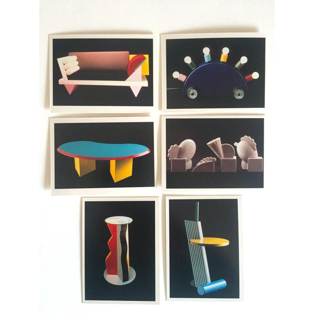 Vintage Memphis Milano Post Modern Designer Collector's Trading Cards Boxed Set For Sale In Kansas City - Image 6 of 12
