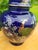 Late 20th Century Japanese Cobalt Blue Peacock & Peony Ginger Jar For Sale - Image 4 of 7