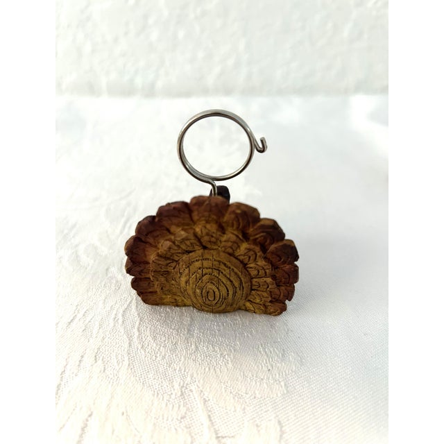 Vintage Top Turkey Place Card Holders, Set of 8 For Sale - Image 4 of 4