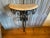 Metal French Wall Table with Marble For Sale - Image 7 of 17