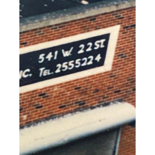 Brown 1980s "22nd Street Chelsea" Cityscape Photo by Muriel Merl For Sale - Image 8 of 13