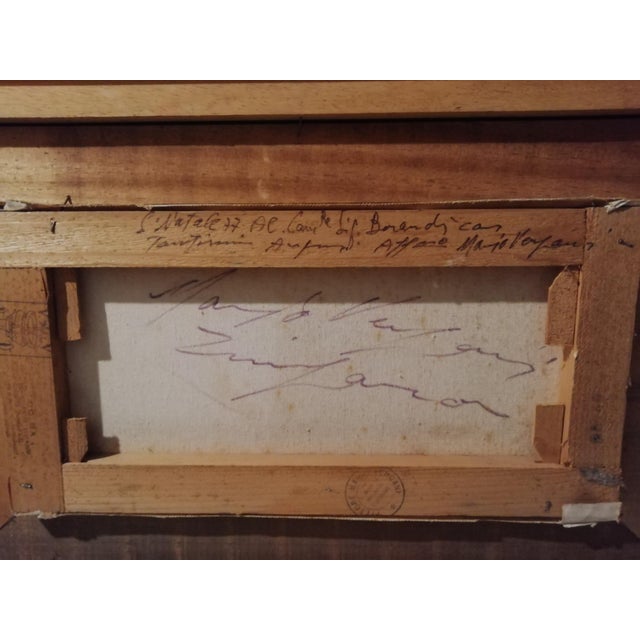 Mario Vergani, Portrait of a Gypsy, 1970s, Oil on Canvas For Sale - Image 4 of 8