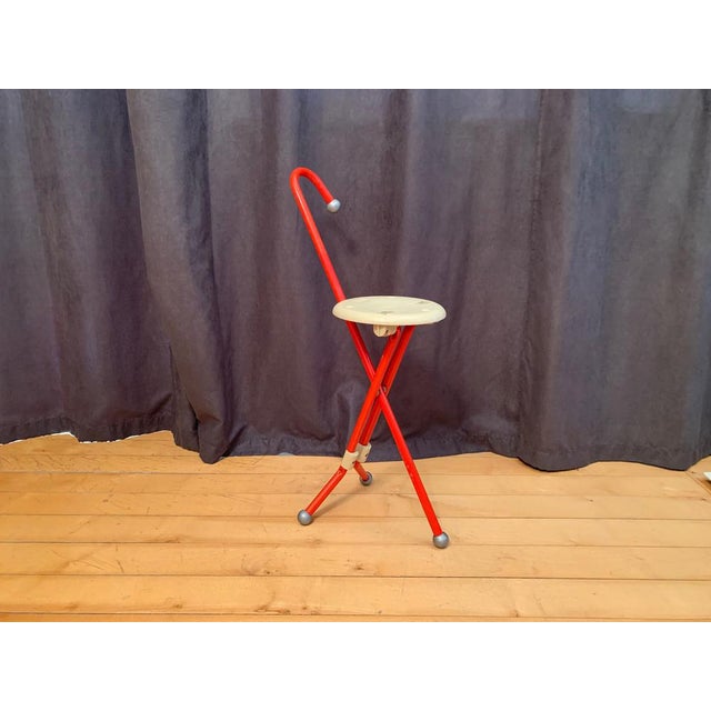 Vintage Folding Chair by Ivan Loss for Ulisse, Italy, 1980s For Sale - Image 11 of 15
