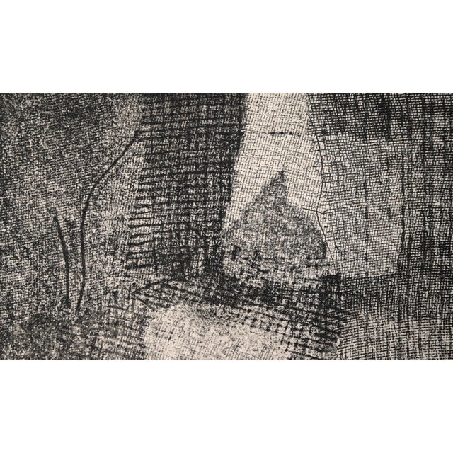 1980s "Night Moves" - Abstract Etching in Ink on Paper (Artist's Proof) by Doris Warner For Sale - Image 5 of 9