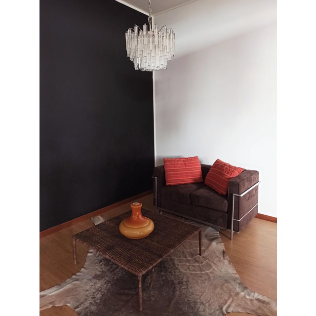 Vintage Murano Glass Quadriedri Chandelier, 1990s For Sale - Image 8 of 18