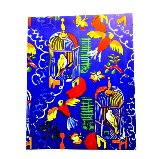 Wood After Raoul Dufy - Birds - Lithograph 1965 For Sale - Image 7 of 7